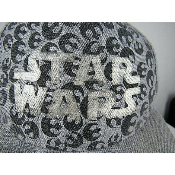 Star Wars Rebel Alliance Hat Snapback Size Adjustable Brim Art Logo - Picture 8 of 11